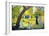 Panels for a Girl's Bedroom: July-Maurice Denis-Framed Giclee Print