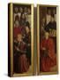 Panels of Knights and Panel of Relic, Detail from Altarpiece of St Vincent, 1460-1470-Nuno Goncalves-Stretched Canvas