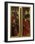 Panels of Knights and Panel of Relic, Detail from Altarpiece of St Vincent, 1460-1470-Nuno Goncalves-Framed Giclee Print