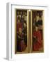 Panels of Knights and Panel of Relic, Detail from Altarpiece of St Vincent, 1460-1470-Nuno Goncalves-Framed Giclee Print