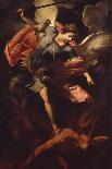 Archangel Michael Defeating Lucifer-Panfilo Nuvolone-Framed Stretched Canvas