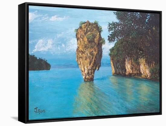 Pang-Nga Bay National Park In Thailand-hinnamsaisuy-Framed Stretched Canvas