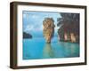 Pang-Nga Bay National Park In Thailand-hinnamsaisuy-Framed Art Print