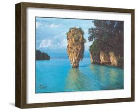 Pang-Nga Bay National Park In Thailand-hinnamsaisuy-Framed Art Print