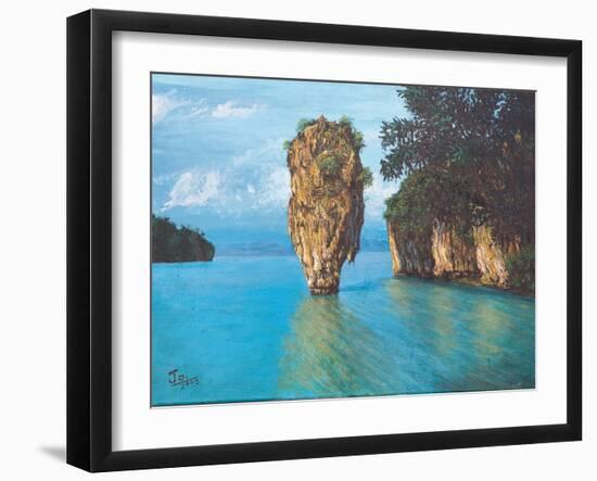 Pang-Nga Bay National Park In Thailand-hinnamsaisuy-Framed Art Print