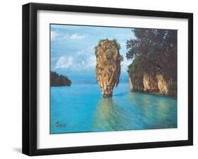 Pang-Nga Bay National Park In Thailand-hinnamsaisuy-Framed Art Print