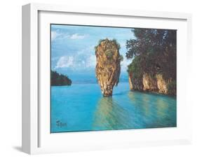 Pang-Nga Bay National Park In Thailand-hinnamsaisuy-Framed Art Print