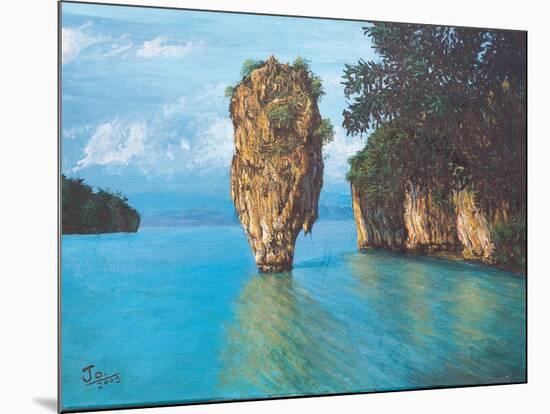 Pang-Nga Bay National Park In Thailand-hinnamsaisuy-Mounted Art Print