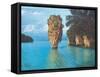 Pang-Nga Bay National Park In Thailand-hinnamsaisuy-Framed Stretched Canvas