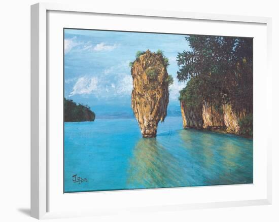 Pang-Nga Bay National Park In Thailand-hinnamsaisuy-Framed Art Print