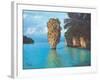 Pang-Nga Bay National Park In Thailand-hinnamsaisuy-Framed Art Print