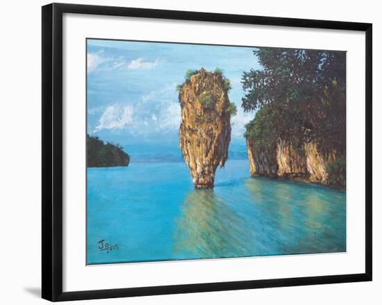 Pang-Nga Bay National Park In Thailand-hinnamsaisuy-Framed Art Print