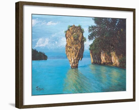 Pang-Nga Bay National Park In Thailand-hinnamsaisuy-Framed Art Print