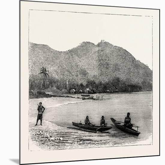 Pango Harbour, Samoan Islands-null-Mounted Giclee Print