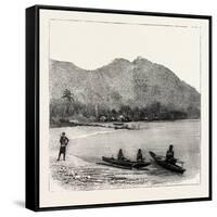 Pango Harbour, Samoan Islands-null-Framed Stretched Canvas
