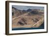 Pangong lake, 4350m high and 134 km long, extends from India to Tibet, Ladakh, India-Alex Treadway-Framed Photographic Print