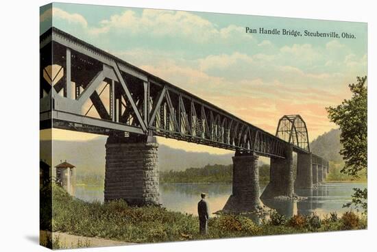 Panhandle Bridge at Steubenville-null-Stretched Canvas