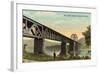 Panhandle Bridge at Steubenville-null-Framed Art Print