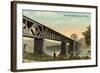 Panhandle Bridge at Steubenville-null-Framed Art Print