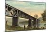 Panhandle Bridge at Steubenville-null-Mounted Art Print