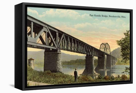 Panhandle Bridge at Steubenville-null-Framed Stretched Canvas
