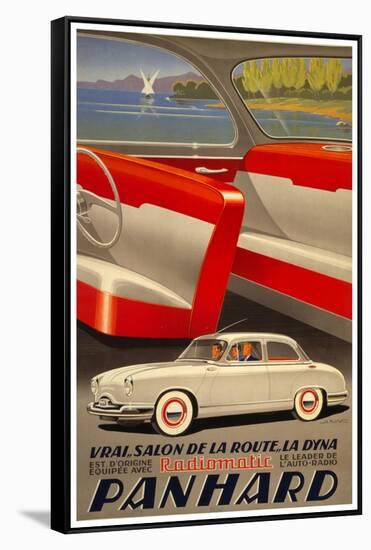 Panhard Auto-null-Framed Stretched Canvas