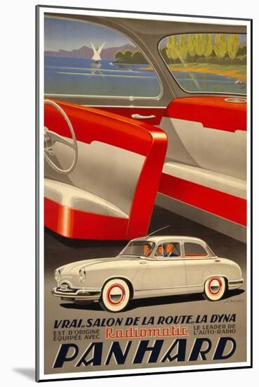 Panhard Auto-null-Mounted Giclee Print