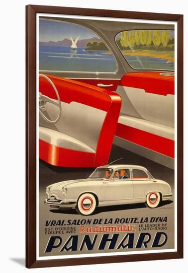 Panhard Auto-null-Framed Giclee Print