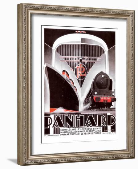 Panhard Lines-Alexis Kow-Framed Art Print