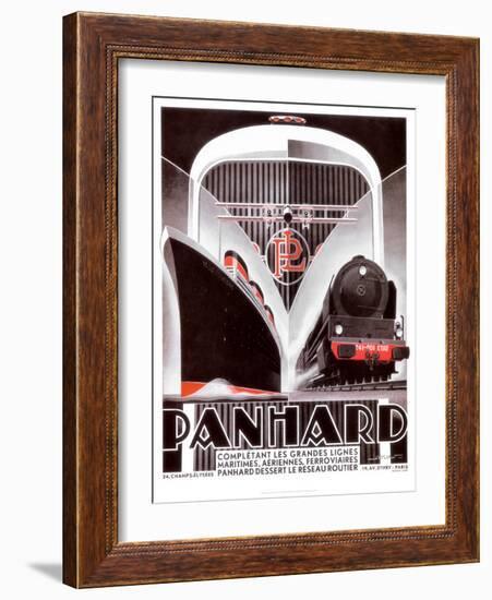 Panhard Lines-Alexis Kow-Framed Art Print