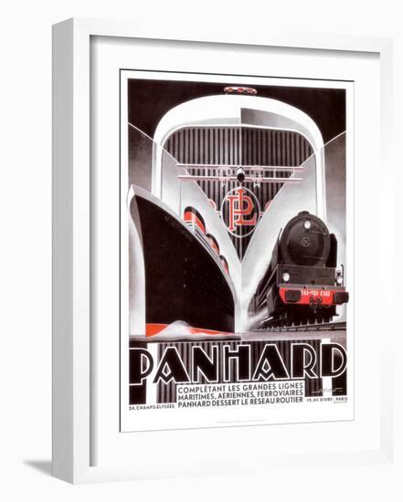 Panhard Lines-Alexis Kow-Framed Art Print