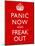 Panic Now And Freak Out Keep Calm Inspired Print Poster-null-Mounted Poster