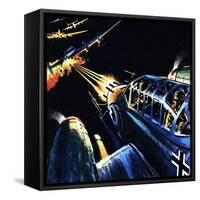 Panic over Hamburg-Wilf Hardy-Framed Stretched Canvas