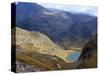 Panicata Lake in Valley Below Hajduta Peak, 2465M, in Rila Mountains, Rila National Park, Bulgaria-Richard Nebesky-Stretched Canvas