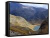 Panicata Lake in Valley Below Hajduta Peak, 2465M, in Rila Mountains, Rila National Park, Bulgaria-Richard Nebesky-Framed Stretched Canvas