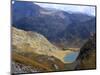 Panicata Lake in Valley Below Hajduta Peak, 2465M, in Rila Mountains, Rila National Park, Bulgaria-Richard Nebesky-Mounted Photographic Print