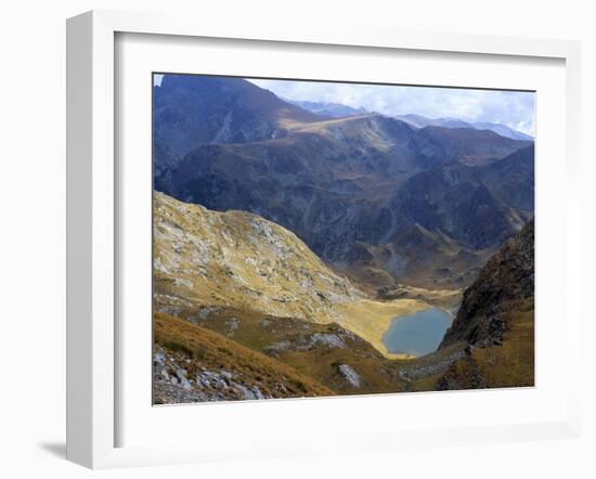 Panicata Lake in Valley Below Hajduta Peak, 2465M, in Rila Mountains, Rila National Park, Bulgaria-Richard Nebesky-Framed Photographic Print