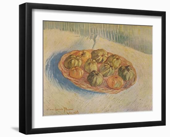 'Panier Rempli De Pommes', 1887-Vincent van Gogh-Framed Giclee Print