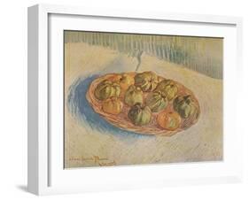 'Panier Rempli De Pommes', 1887-Vincent van Gogh-Framed Giclee Print