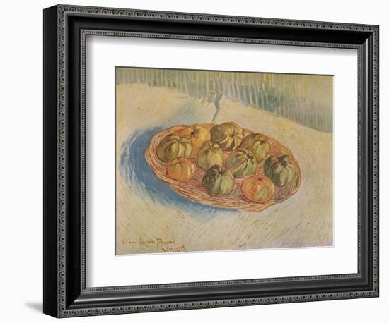 'Panier Rempli De Pommes', 1887-Vincent van Gogh-Framed Giclee Print