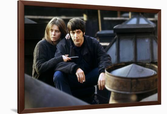 Panique a Needle Park, PANIC IN NEEDLE PARK, by JERRYSCHATZBERG with Al Pacino, Kitty Winn, 1971 (p-null-Framed Photo