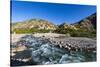 Panjshir River flowing through the Panjshir Valley, Afghanistan-Michael Runkel-Stretched Canvas