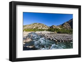 Panjshir River flowing through the Panjshir Valley, Afghanistan-Michael Runkel-Framed Photographic Print