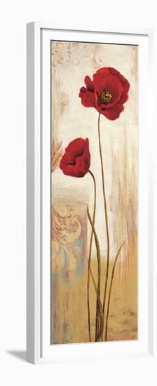 Panneau coquelicots-Nathalie Besson-Framed Premium Giclee Print