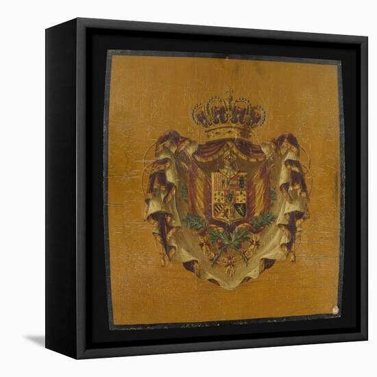 Panneau d'Armoiries-null-Framed Stretched Canvas