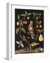 Panneau : Fruits et oiseaux-null-Framed Giclee Print