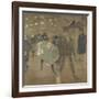 Panneau pour la baraque de la Goulue, à la Foire du Trône à Paris-Henri de Toulouse-Lautrec-Framed Giclee Print