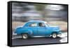 Panned' Shot of Old American Car to Capture Sense of Movement-Lee Frost-Framed Stretched Canvas