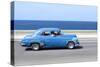 Panned' Shot of Old Blue American Car to Capture Sense of Movement-Lee Frost-Stretched Canvas