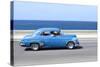 Panned' Shot of Old Blue American Car to Capture Sense of Movement-Lee Frost-Stretched Canvas